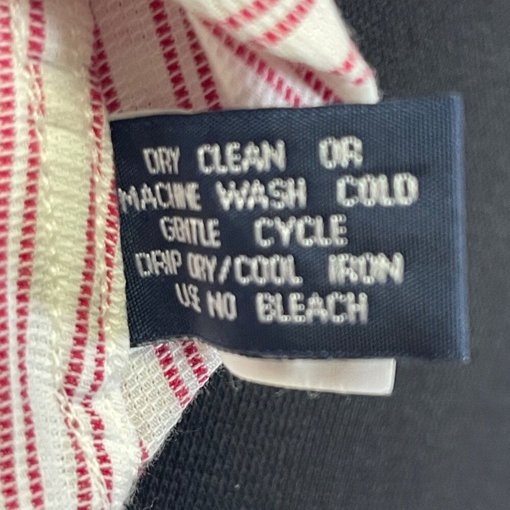 Cutter & Buck Ladies Button Down Red White Stripe Cotton Shirt M Pre-Owned - Picture 6 of 8